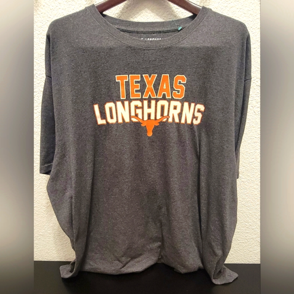 NCAA Texas Longhorns Team Apparel Gray T-Shirt 3XL XXXL